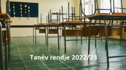 Tanév rendje 2022/2023