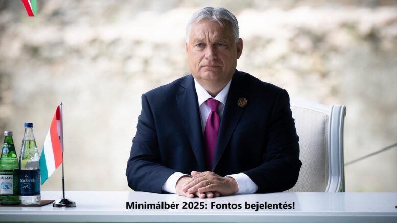 Orbán Viktor minimálbér összege 2025