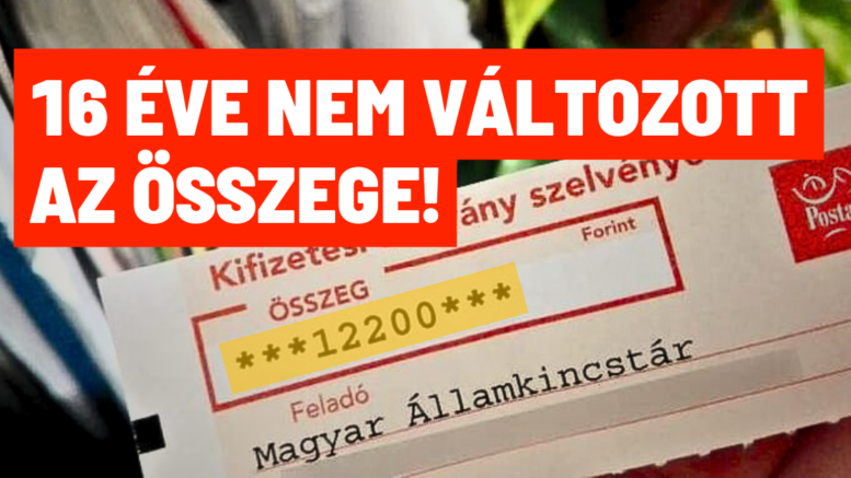 Családi pótlék emelés 2025 - 16 éve nem változott