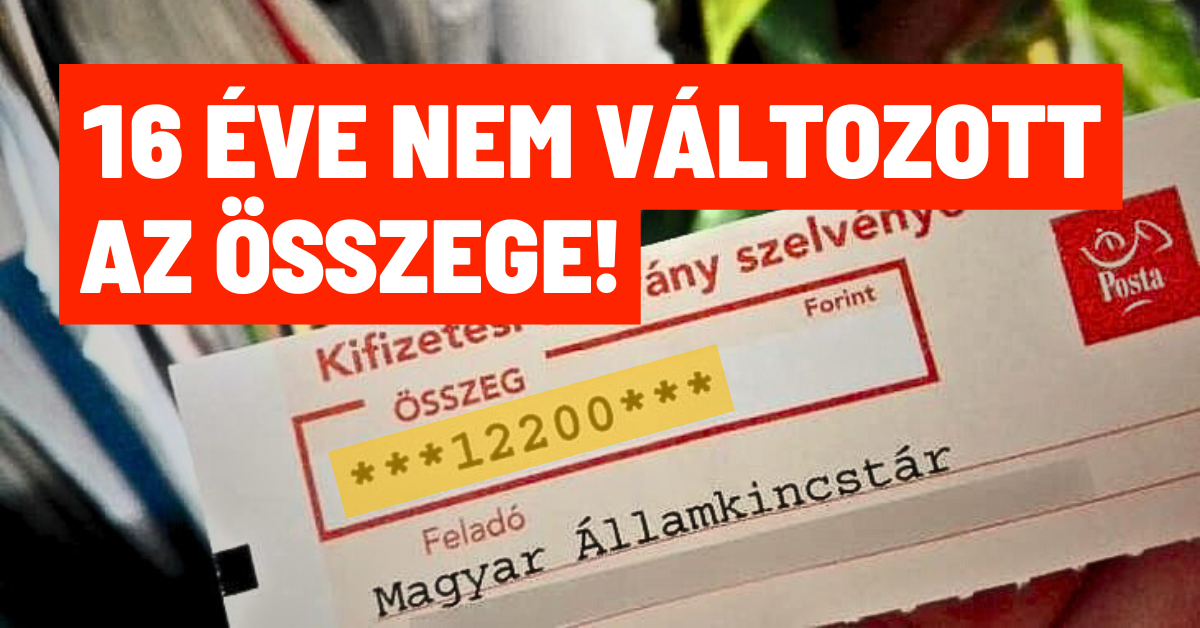 Családi pótlék emelés 2025 - 16 éve nem változott