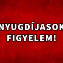 Nyugdíjasok figyelem, változás jön!