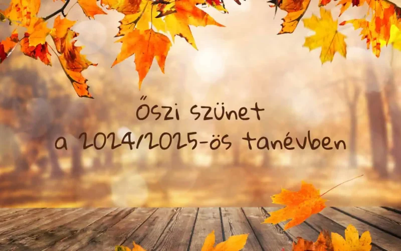 őszi szünet 2024 - óraátállítás