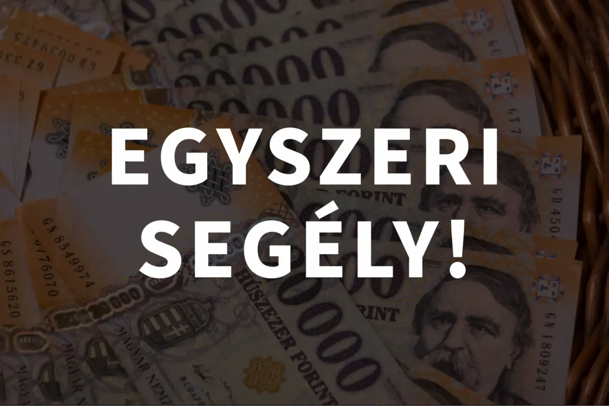 Egyszeri segély pénz