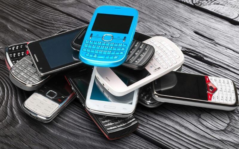 régi mobiltelefonok