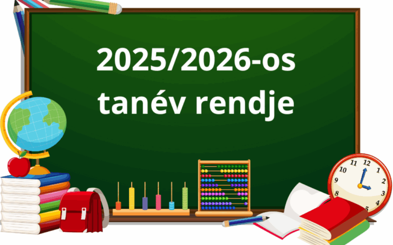 tanév rendje 2025-26