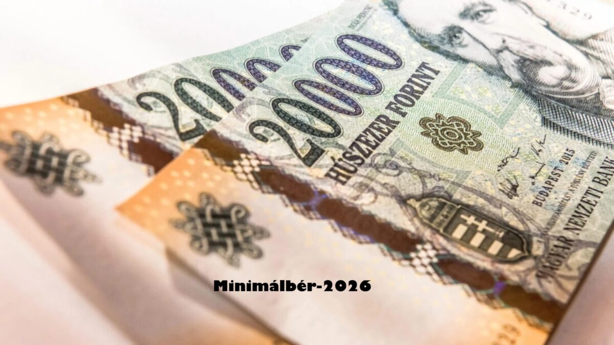 Minimálbér emelés 2026 összege