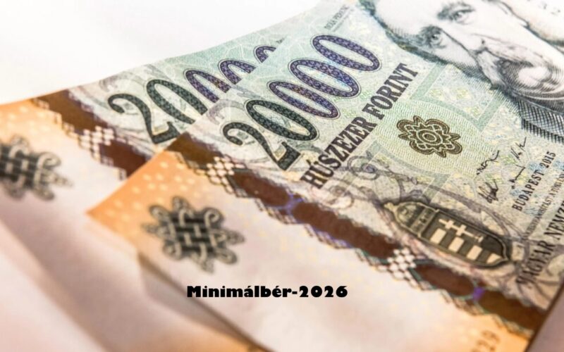 Minimálbér emelés 2026 összege