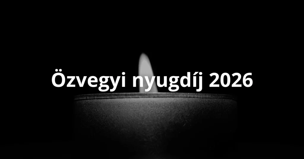 Özvegyi nyugdíj 2026 januártól
