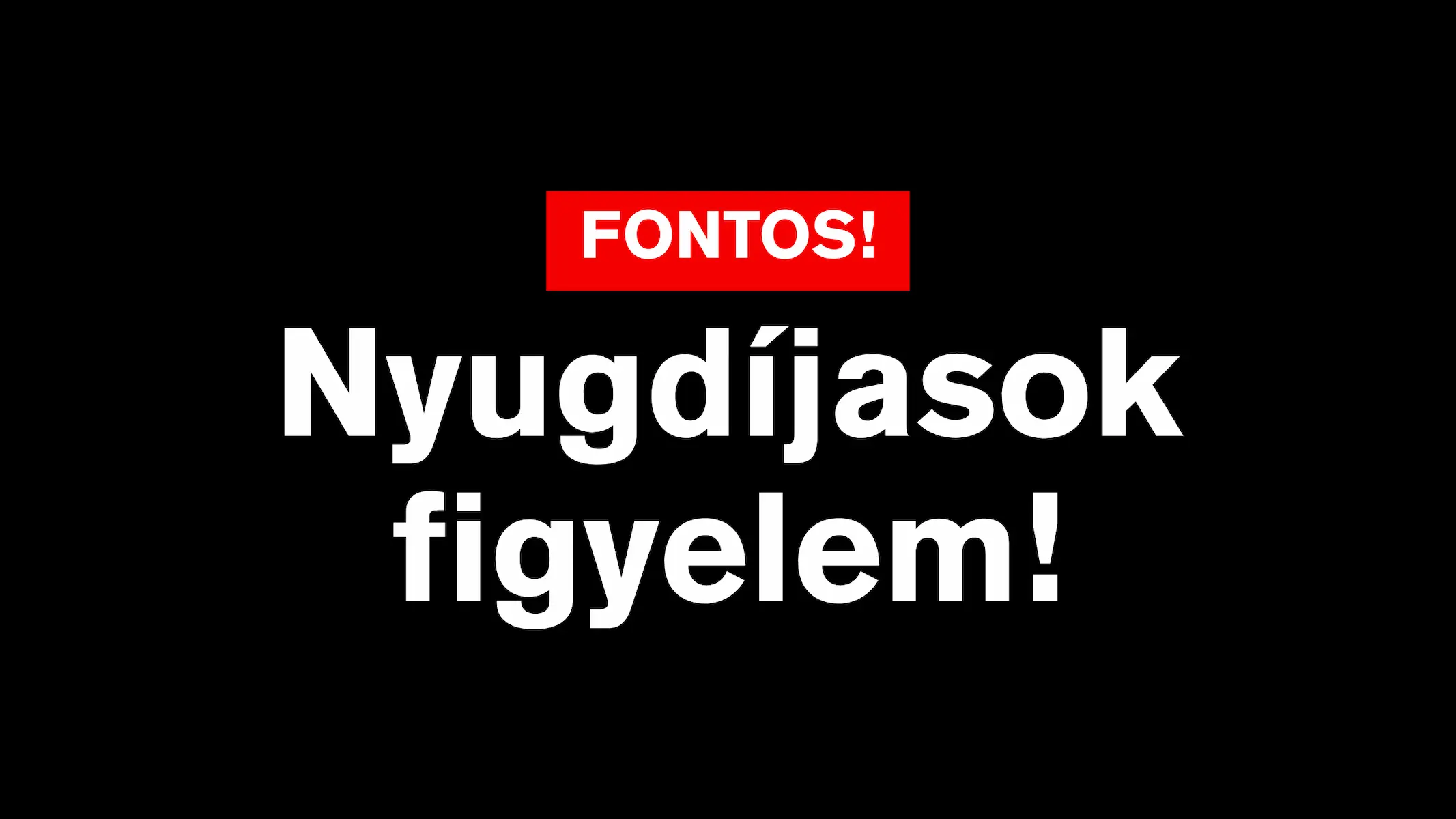 Nyugdíj utalás 2026