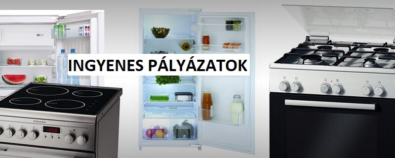 Háztartási nagygép pályázat