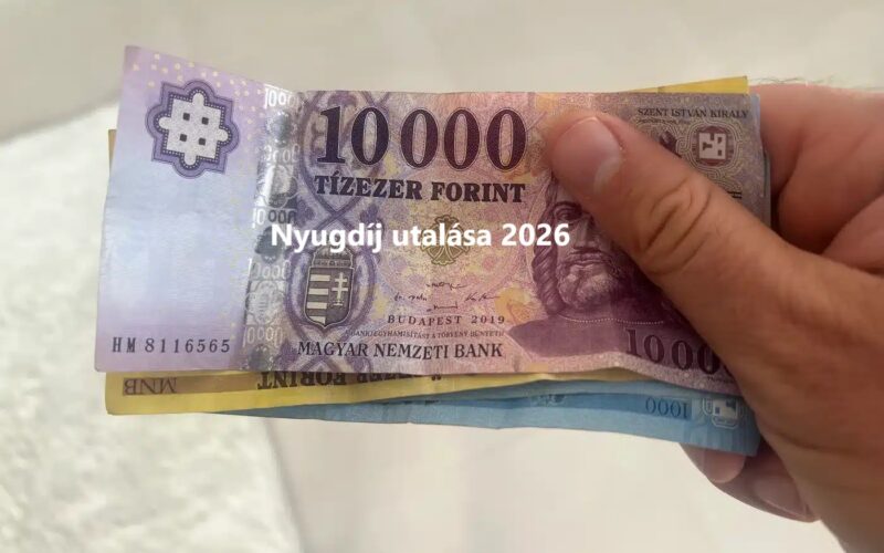 Nyugdíj utalás 2026