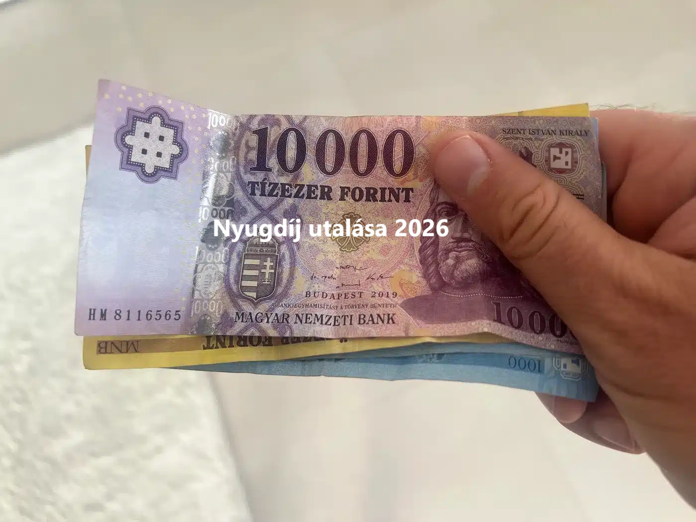 Nyugdíj utalás 2026