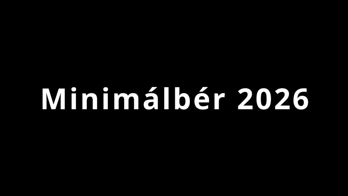 Minimálbér 2026 fekete