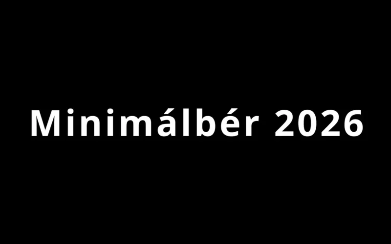 Minimálbér 2026 fekete