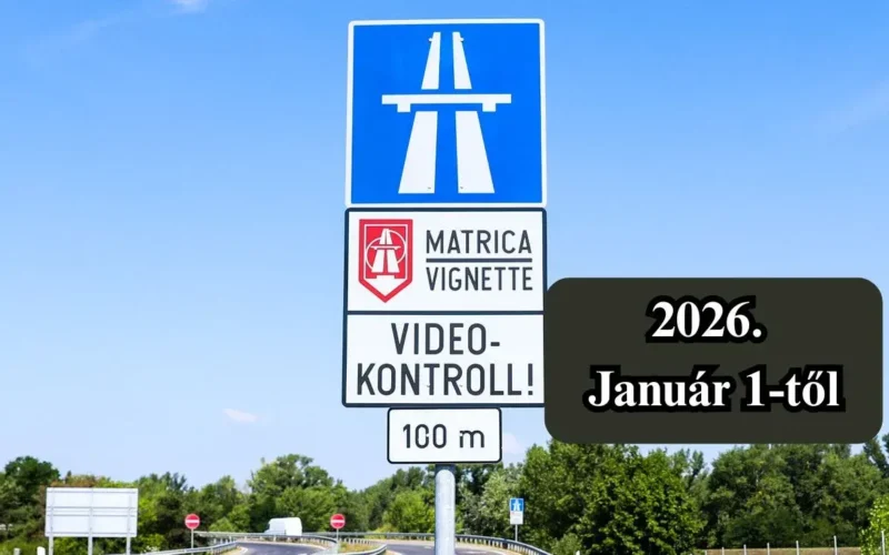 Autópálya matrica 2026
