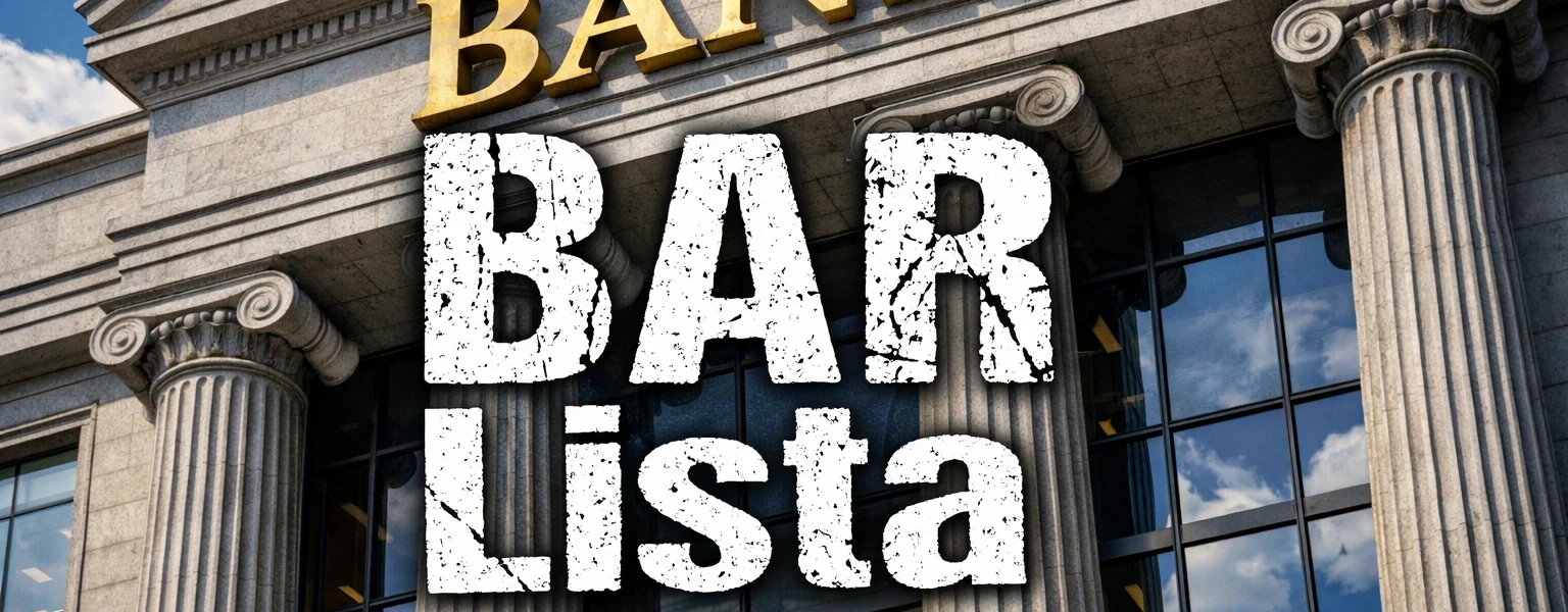 Bank bárlista